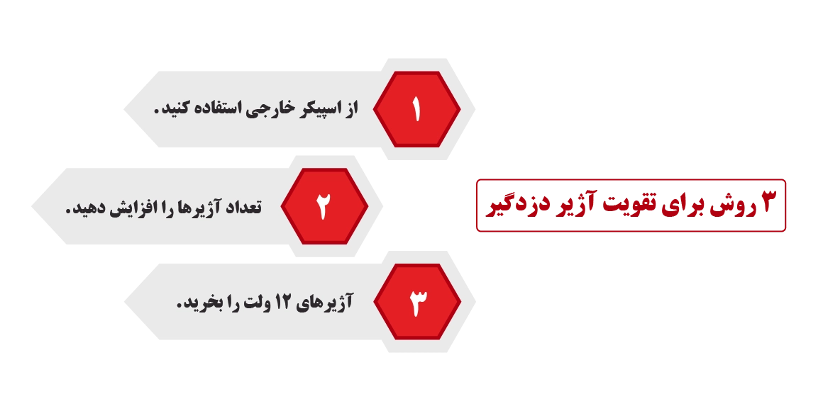 تقویت صدای آژیر